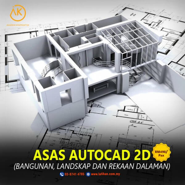 Asas AutoCAD 2D (Bangunan, Landskap dan Rekaan Dalaman) (3 & 4 October 2020)